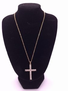 Edelstahl Kreuzkette