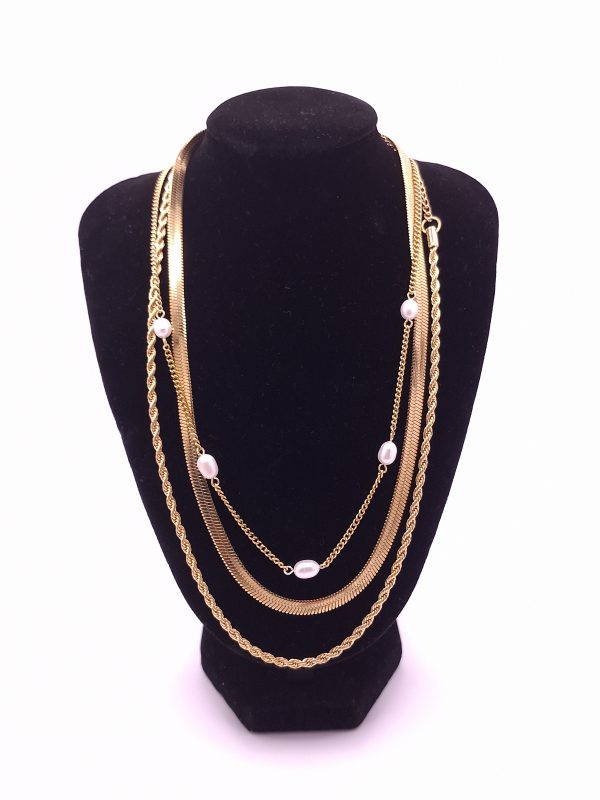 3-teilige Halskette