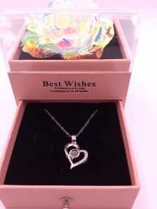 Geschenkbox "Kristall Rose"