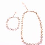 Schmuckset Herz mit Glitzer