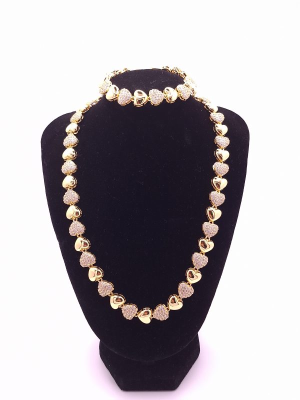 Schmuckset goldene Herzchen (2)