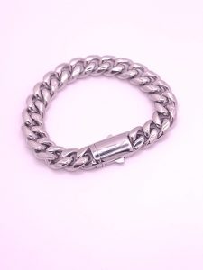 Herrenarmband Edelstahl "Cuban King"